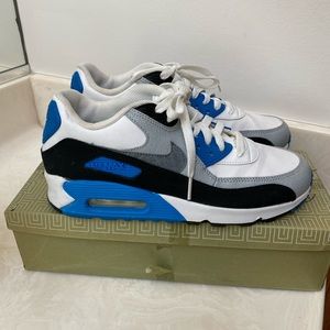 Men’s Nike air max 90 hyper royal blue & white